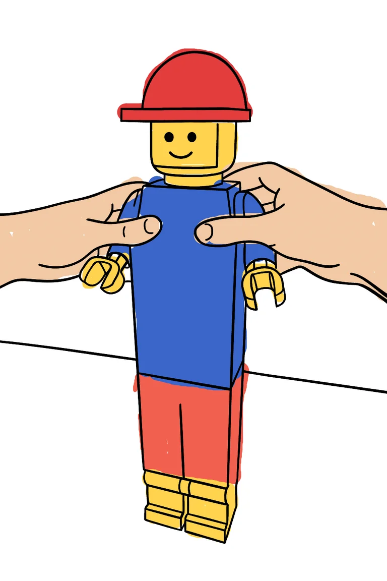 Online colored version of the coloring page
